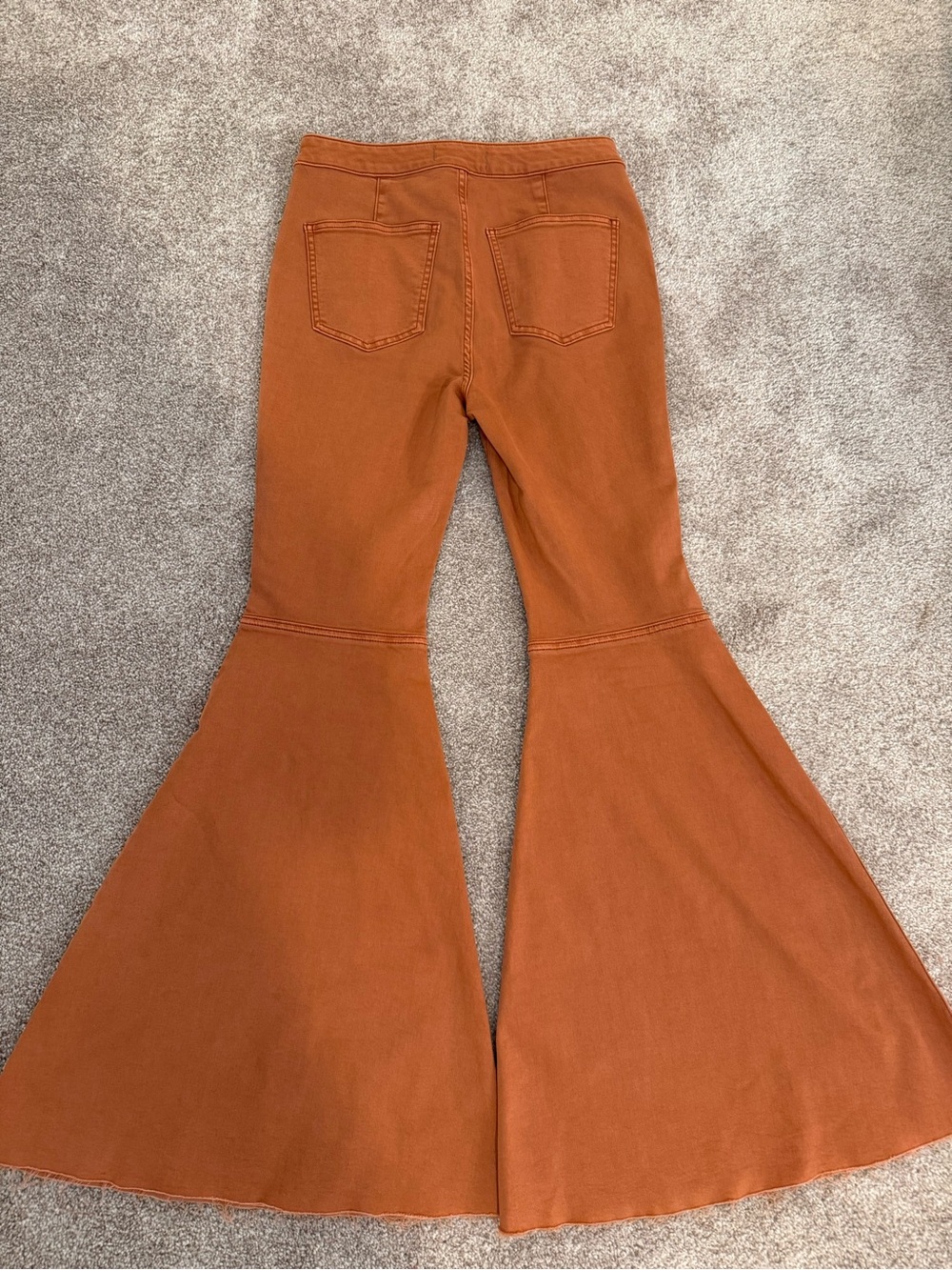 We The Free Flare Jeans in Rust - Picture 3 of 3